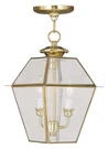 Livex Lighting 2285-02 Westover Outdoor Pendant Chandeller Polished Brass. Fixed Price $325.96.