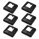 6PCS Flange Base Shoe For Railings 2"X 2"/50MM Post,deck Black Plas.... Fixed Price $23.60.