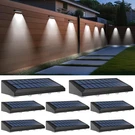 Solar Fence Lights Outdoor Waterproof IP65, 8 Pack Powered.... Fixed Price $35.70.