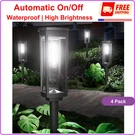 4 Pack Solar Pathway Lights Outdoor, Modern Super Brightness Led Waterproof. Fixed Price $56.06.