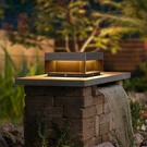 Outdoor Modern Post Light, Led Fence Deck Column Cap Lamp IP65 Waterproof Lan.... Fixed Price $147.49.
