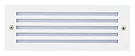Elco ELST82 White Led Brick Light With Grill Faceplate. Fixed Price $71.92.
