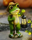 Twinbling Solar Frog Garden Decor With Lantern Outdoor 7.08 Inches,. Fixed Price $49.81.