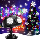 Christmas Snowflake Projector Led Moving Snowfall Laser Outdoor Light Landscape. Fixed Price $24.49.