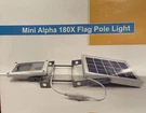 Mini 120X Solar Flag Pole Light. Fixed Price $40.00.