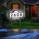 Solar House Sign, Address Signs For Yard, Modern Numbers.... Fixed Price $35.73.