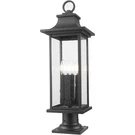 Z-lite 5017PHBR-533PM-BK Tiberius Post Light Accessories Black. Fixed Price $324.70.