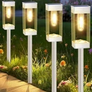 Solar Pathway Lights 8 Pack Outdoor With Led Tungsten Filament B.... Fixed Price $44.68.