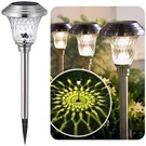 Beau Jardin 8 Pack Solar Pathway Lights Outdoor Stainless Steel. Fixed Price $68.39.