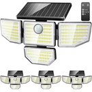Adewalk Outdor Security Solar Light -4PACK 188 Led Motion Sensor. Fixed Price $128.72.