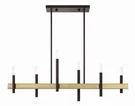 Livex Lighting 49336 Denmark 40"W Abstract Linear - Bronze With Antique. Fixed Price $249.99.