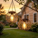 Hanging Solar Lanterns, Lights Outdoor Waterpoof, Chandelier With.... Fixed Price $38.00.