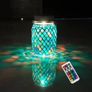 Solar Mosaic Lights - 12 Color Changing Led, 4 Lighting Modes With Remote Con.... Fixed Price $45.27.
