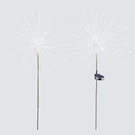 Collections Etc Solar Powered Star Garden Stake Lights - Of 2 Landscape Pa. Fixed Price $22.99.