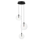 ET2 Lighting Global Led Pendant, Black/clear E25073-18BK. Fixed Price $295.80.