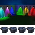 Claoner Led Solar Power Fence Lights Deck Wall Stair Step Outdoor Garden Us. Fixed Price $11.99.