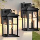 Opaxis Dusk To Dawn Outdoor Lights For House 2 Pack Fixture Black. Fixed Price $119.50.
