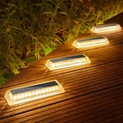 Lacasa Solar Deck Lights 4 Pack, Driveway Dock Led Powered Outdoor. Fixed Price $31.30.