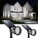 2 Pack Solar Powered Spot Lights Outdoor Waterproof Super Bright Led Yard Spo.... Fixed Price $69.96.