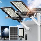 8000W Solar Street Lights - 6500K Led Outdoor Dusk To Dawn (2 Pack). Fixed Price $532.99.
