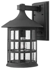 Hinkley Freeport Black 15 1/4" High Outdoor Wall Light. Fixed Price $379.00.