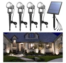 Aponuo Solar Spot Outdoor 4-IN-1 Landscape Dusk To Dawn Uplights IP65. Fixed Price $29.99.