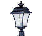 Maxim Lighting Setor 1-LIGHT Outdoor Post Black Finish Glass Shade .... Fixed Price $299.99.