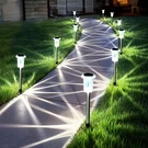 Gorrzai Solar Pathway Lights 10 Pack Outdoor Waterproof 6000K Co.... Fixed Price $36.98.