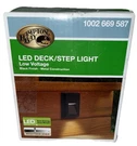 Hampton Bay Led Deck/step Light Black Finish Metal 1002 669 587 Lot Of. Fixed Price $27.97.