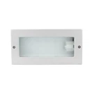 H.e. Williams SWJ-26QUNV-FTG-SLV 10" Rectangular Step Light With Shield, Alum. Fixed Price $125.50.