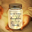 Keraoo Mason Jar Night Height: 14.5 Inches, Diameter: 7.5 DAUGHTER-1. Fixed Price $21.07.