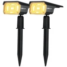 Lerekam 40 Leds SPOTLIGHTS,IP65 Waterproof Solar Powered 2 Pack, Warm White. Fixed Price $49.70.