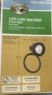 Brand New Hampton Bay Submersible Low Voltage Led Pond Light Black 2.2 Watts. Fixed Price $29.88.