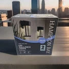 Hampton Bay Solar Led Wall/deck Lights 1004 701 952 Black Finish 2-PACK New!. Fixed Price $26.99.