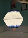 Ikea Solvinden 2019 Solar Hanging Lamp Lantern Blue Shibori 13 Round Led Retire. Fixed Price $37.99.