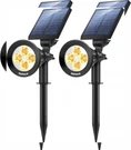 Nekteck Solar Lights, 2-IN-1 Spot Outdoor, Pack, Warm White. Fixed Price $44.92.