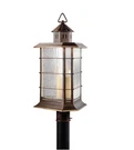 Kichler Distressed Brass And Clear Seedy Glass Post Top Light $753. Fixed Price $99.99.