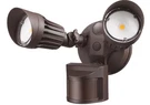 Leonlite Cob Led Security Light, Motion Sensor 2 Head Brz, Bronze (3000K). Fixed Price $49.99.