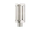 Utrecht Light Brushed Nickel Accents Outdoor Post Top Lantern 1150. Fixed Price $1100.00.