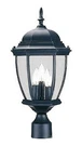 Used Acclaim Lighting 5017BK Wexford - Three Post 9.25 Inches Wide By 20. Fixed Price $110.00.