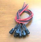6 Super Bright Bbt 12 Volt Red Led 1/4" Snap-in Mini Landscape Courtesy Lights. Fixed Price $15.95.