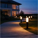 Harbor BREEZE500 -lumens Black Low Voltage Hardwired Led Outdoor Path Lights. Fixed Price $35.00.
