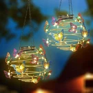 2 Pack Butterfly Solar Lights Outdoor Hanging Lantern With Handle, Powe.... Fixed Price $35.60.