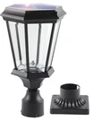 Vocldfa Solar Post Light, Dusk To Dawn Sensor Pillar Fixture 15.8H, Waterproof. Fixed Price $40.00.
