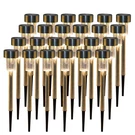 24 Pcs Led Solar Outdoor Lawn Lights Garden Path Landscape White. Fixed Price $31.95.