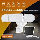 Rich Solar Motion Activated Security Light 1600 Lumens (white). Fixed Price $23.99.