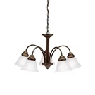 Kichler Wynberg 24.5 In. 5-LIGHT Olde Bronze Transitional Shaded Bell Chandelier. Fixed Price $69.30.
