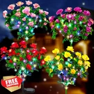 Ouddy Decor Multi Color 4 Pack Solar Azalea Lights. Fixed Price $42.99.