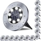 Rayolon Solar Ground Waterproof Garden (16 Pack White Light) -. Fixed Price $37.18.