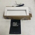 Hinkley Taper Led 8" Step Light Satin White. Fixed Price $49.99.